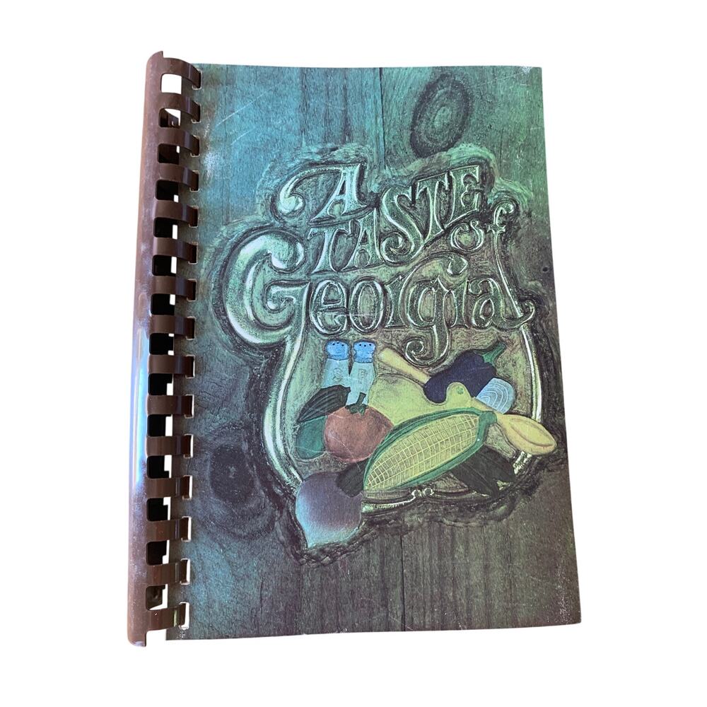 A Taste of Georgia Cookbook Vtg Newnan Jr Service League 1977 Southern Recipes